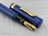 Conklin Endura Senior Lapis Blue Celluloid Fountain Pen