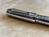 Montblanc Boheme Platinum Plated Radial Steel Amethyst Roller Ball