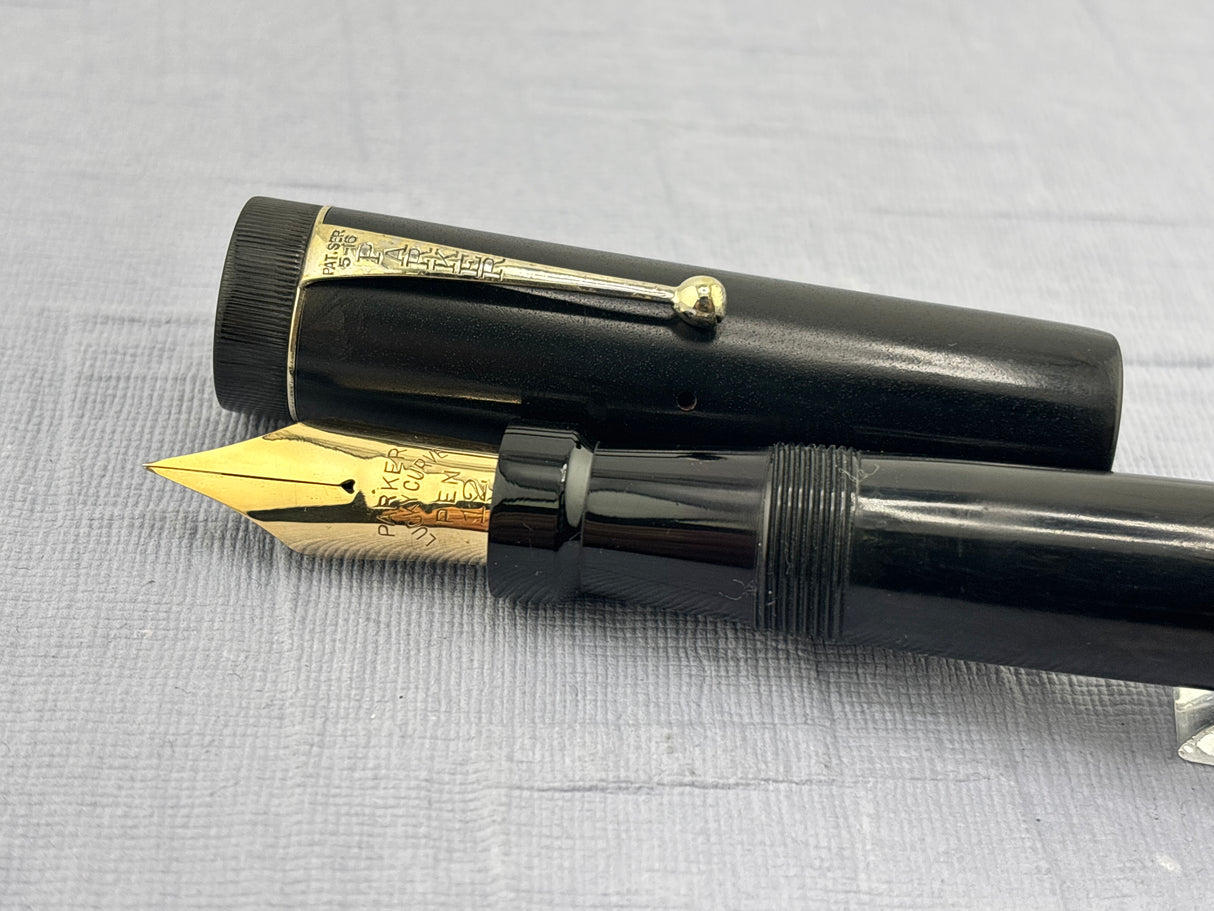 PARKER Black Giant  Fountain Pen - RARE!