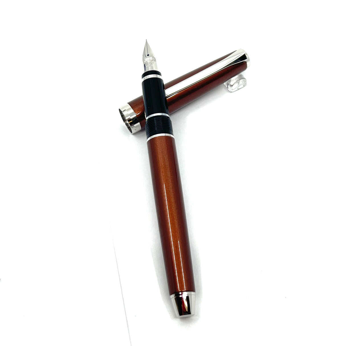 Pilot Brown Falcon II Metal Fountain Pen
