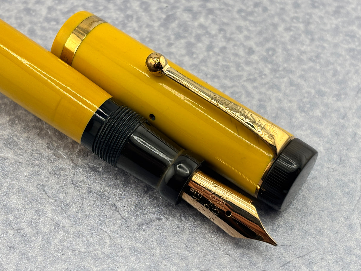 Parker Duofold Senior Yellow Mandarin - Fountain Pen