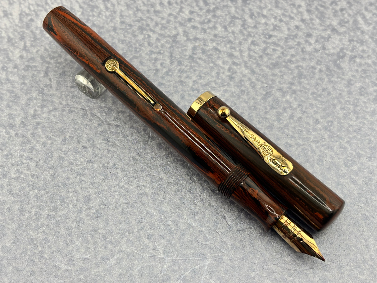 Waterman # 56 Woodgrain Ebonite (Hard Rubber)  Fountain Pen
