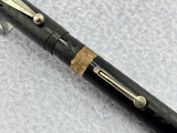 Waterman # 55 BCHR Black Chased Hard Rubber Fountain Pen with Original $5.75 Price Sticker