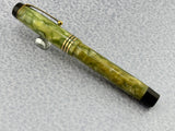 Parker Duofold Senior Streamline Moderne Green and Pearl - Fountain Pen