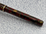Waterman # 92 Red wine & Gold Marble  - Fountain Pen
