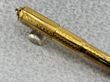 Waterman Gold-Filled # 0512 1/2 VPSF (Vest Pocket Self Filler) Gothic Overlay Ring Top  Fountain Pen  with Scarce Second Cap to Protect One's Clothing