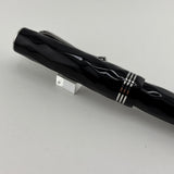 Montegrappa Black - Triple Cap Bands Fountain Pen - ROLLER BALL