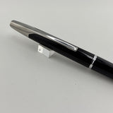Pilot Glossy Black Vanishing Point Fountain Pen - Classic Style Multi-Facetted  Body  - Medium 14 Kt Gold Nib