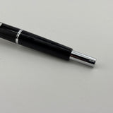 Pilot Glossy Black Vanishing Point Fountain Pen - Classic Style Multi-Facetted  Body  - Medium 14 Kt Gold Nib