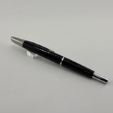 Pilot Glossy Black Vanishing Point Fountain Pen - Classic Style Multi-Facetted  Body  - Medium 14 Kt Gold Nib