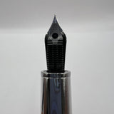 Louis Vuitton Blue Striped Lacquered Cargo Fountain Pen - Fine 18kt Gold Nib - RARE!