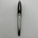 Montblanc Meisterstuck LeGrand Solitaire Carbon Steel #146 Fountain Pen - Medium 18kt Gold Nib