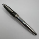Montblanc Meisterstuck LeGrand Solitaire Carbon Steel #146 Fountain Pen - Medium 18kt Gold Nib