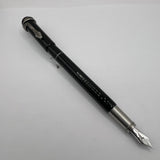Montblanc Heritage Rouge Et Noir Black Fountain Pen  - Fine 14kt Gold Nib