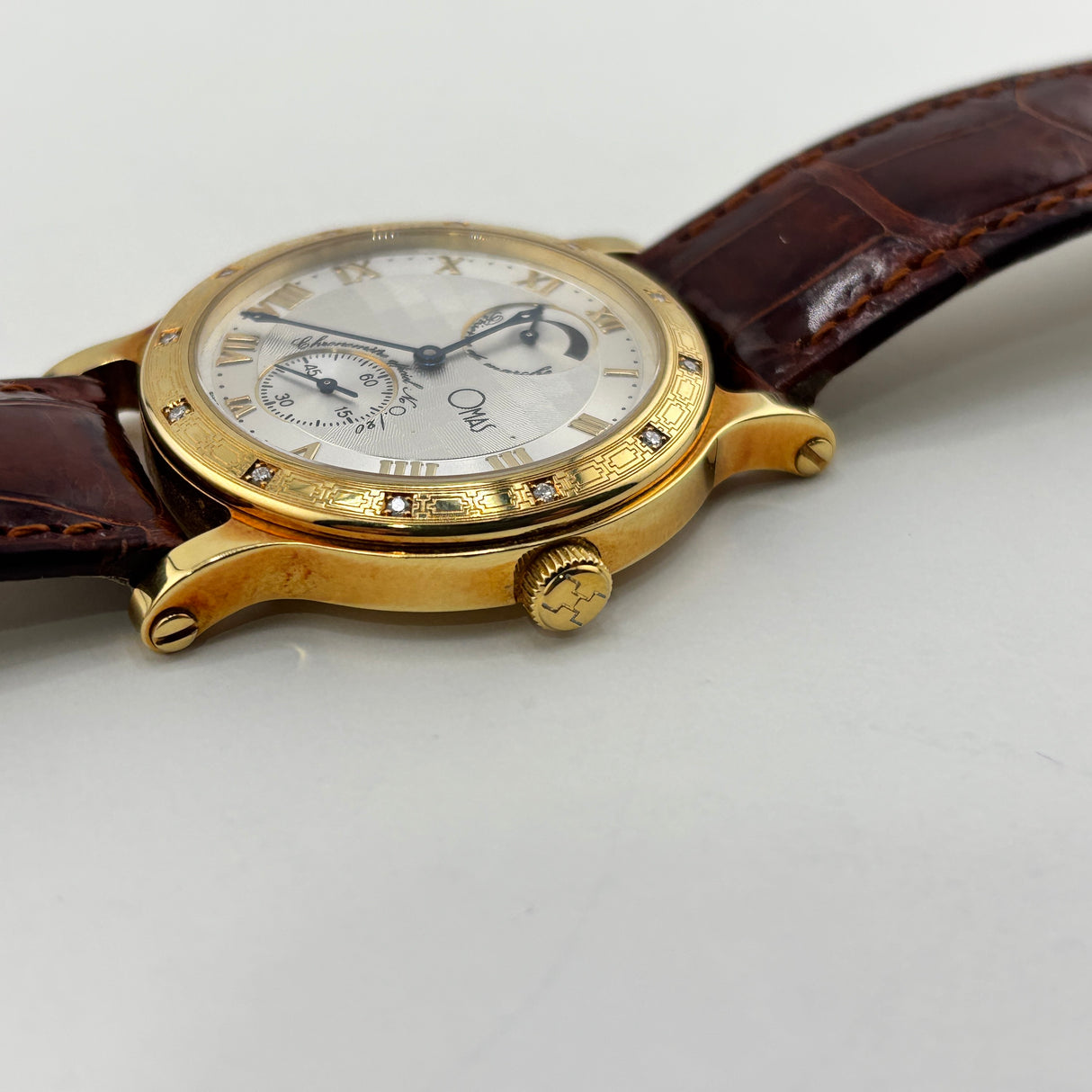 OMAS Prius Chronometer  Watch - Solid Gold 18K - Extremely Rare!