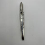Pilot Sterling Silver Tiger Fountain Pen - Fine 18kt Gold Nib