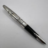 Pilot Sterling Silver Tiger Fountain Pen - Fine 18kt Gold Nib