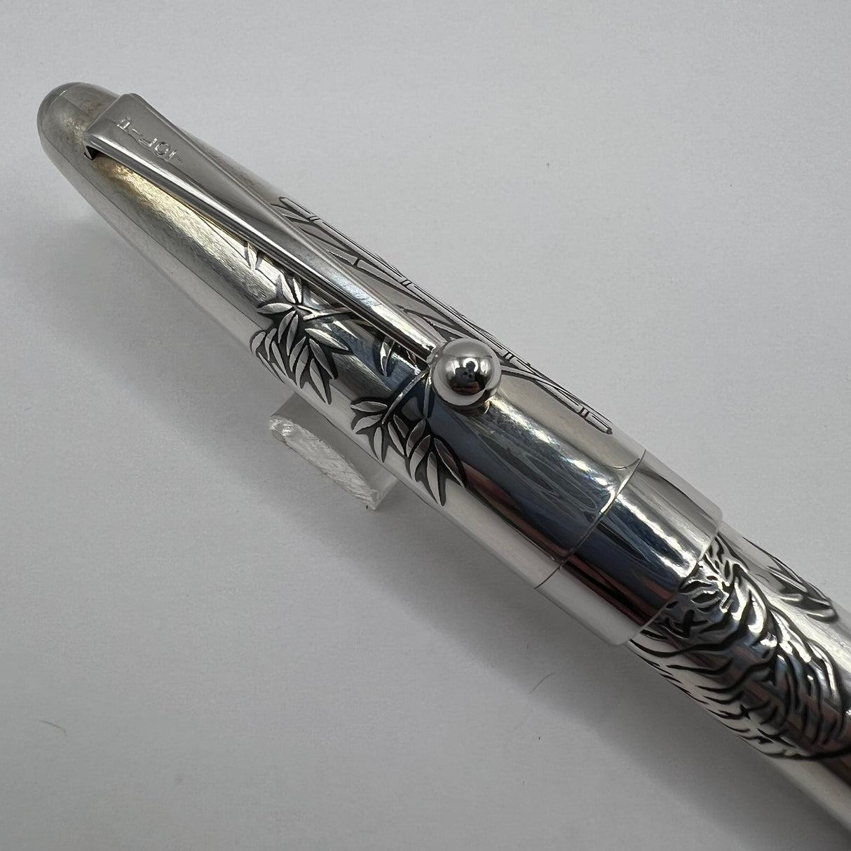 Pilot Sterling Silver Tiger Fountain Pen - Fine 18kt Gold Nib