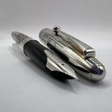 Pilot Sterling Silver Tiger Fountain Pen - Fine 18kt Gold Nib