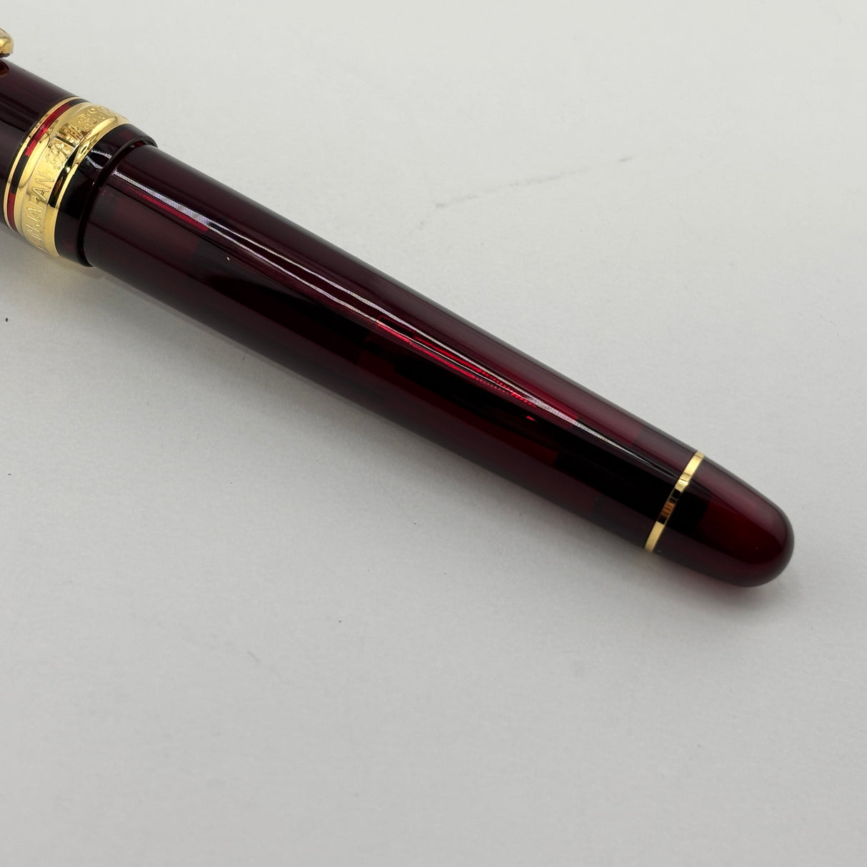 Platinum 3776 Century Bourgogne Burgundy GT  Fountain Pen - Extra Fine 14 Kt Gold Nib