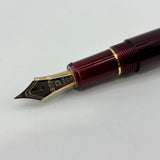 Platinum 3776 Century Bourgogne Burgundy GT  Fountain Pen - Extra Fine 14 Kt Gold Nib