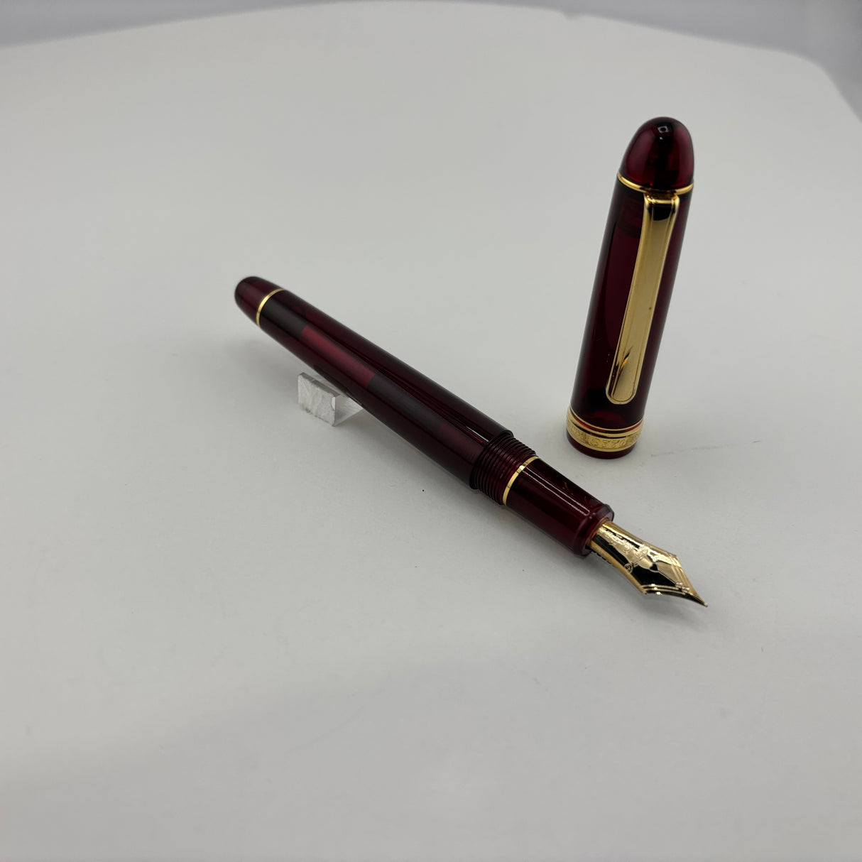 Platinum 3776 Century Bourgogne Burgundy GT  Fountain Pen - Extra Fine 14 Kt Gold Nib