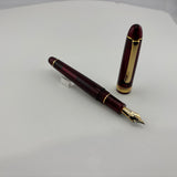 Platinum 3776 Century Bourgogne Burgundy GT  Fountain Pen - Extra Fine 14 Kt Gold Nib