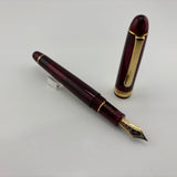 Platinum 3776 Century Bourgogne Burgundy GT  Fountain Pen - Extra Fine 14 Kt Gold Nib