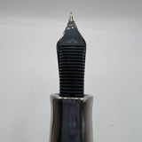 Visconti Wall Street Glittering Blue Celluloid Fountain Pen  - Fine 14kt Gold Nib