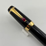 Montblanc Boheme Black Fountain Pen - Retractable Nib - Medium 14 Kt Gold Nib