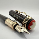 Montblanc Heritage Rouge Et Noir Tropic Brown Fountain Pen  - Fine 14kt Gold Nib