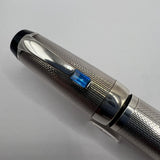 Montblanc Boheme Sterling Silver Barleycorn Retractable Nib Fountain Pen  - Medium 18kt Gold Nib