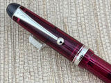Pilot Custom 74 Semi Transparent Tinted Merlot/Burgundy Finish - Fountain Pen