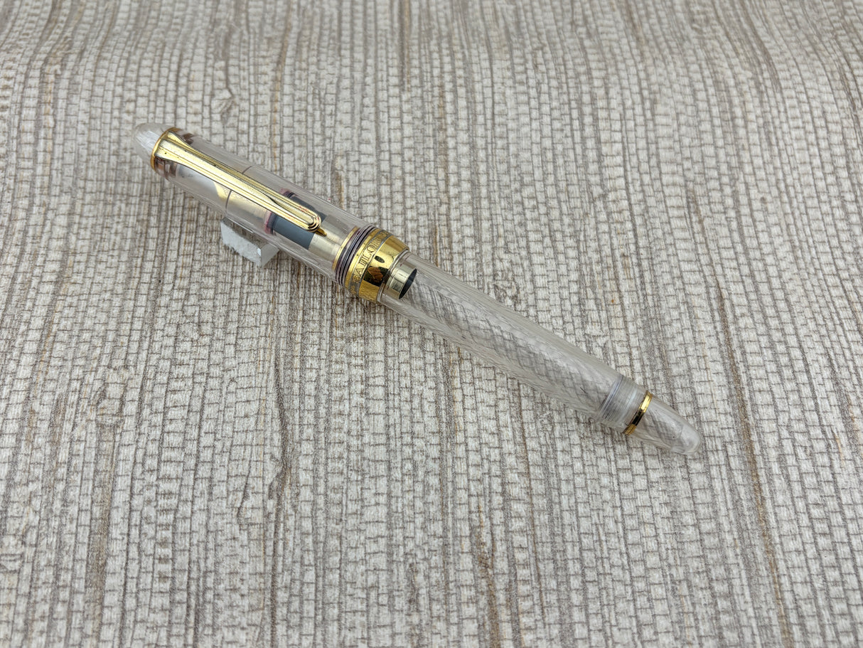 Sailor 1911  Standard Size Clear Demonstrator 14K Gold Nib - Fountain Pen