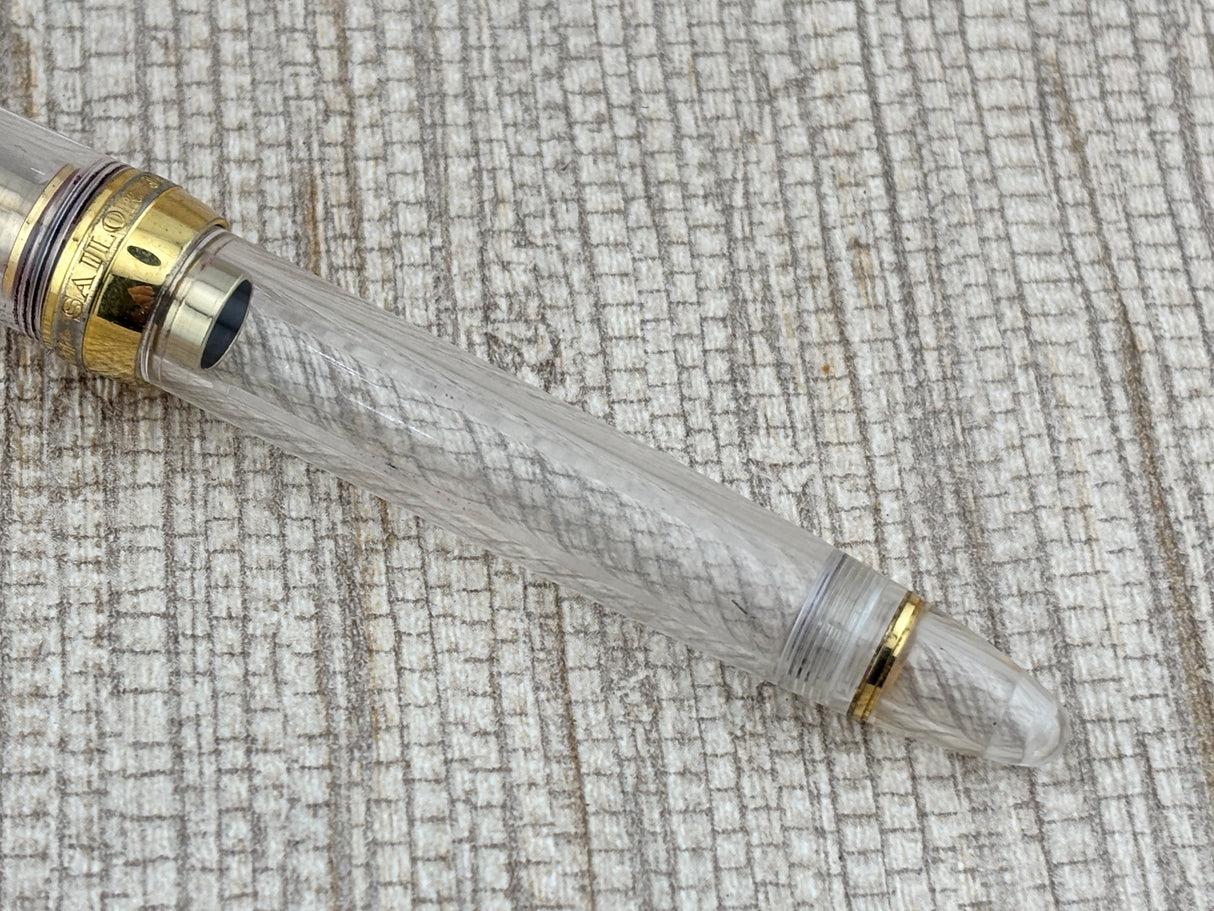 Sailor 1911  Standard Size Clear Demonstrator 14K Gold Nib - Fountain Pen