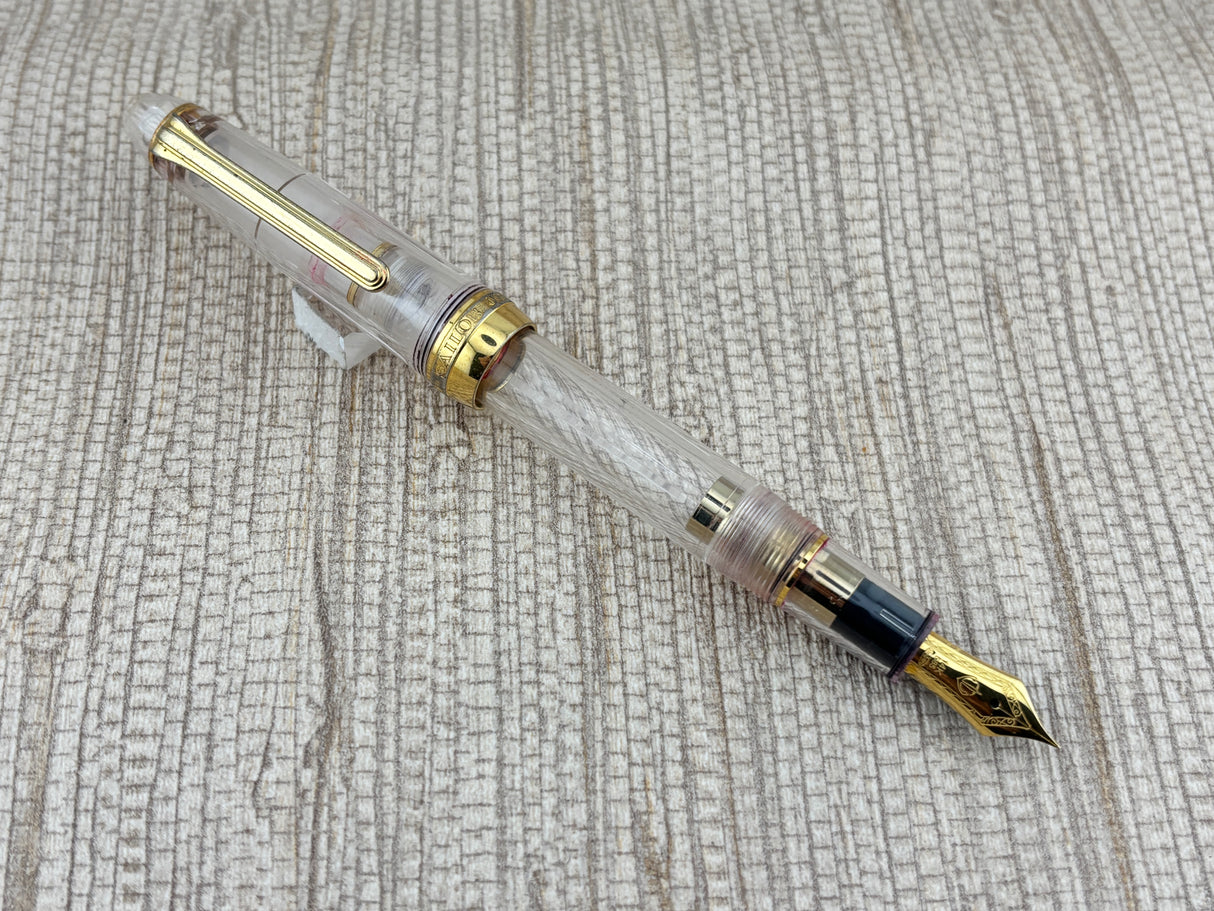 Sailor 1911  Standard Size Clear Demonstrator 14K Gold Nib - Fountain Pen