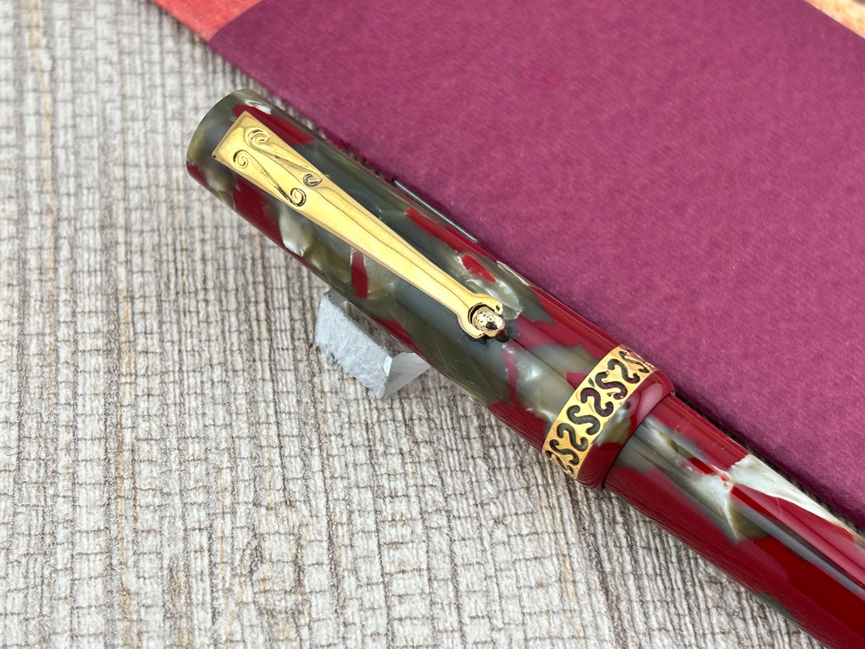 Delta Pompei 1996 Limited Edition #324/500 Beautiful Celluloid  - Ballpoint Pen