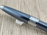 Cross Apogee Guilloche Barleycorn Pattern Frosty Steel   - Ballpoint Pen