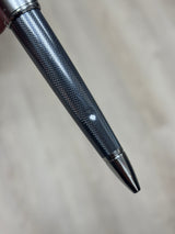 Cross Apogee Guilloche Barleycorn Pattern Frosty Steel   - Ballpoint Pen