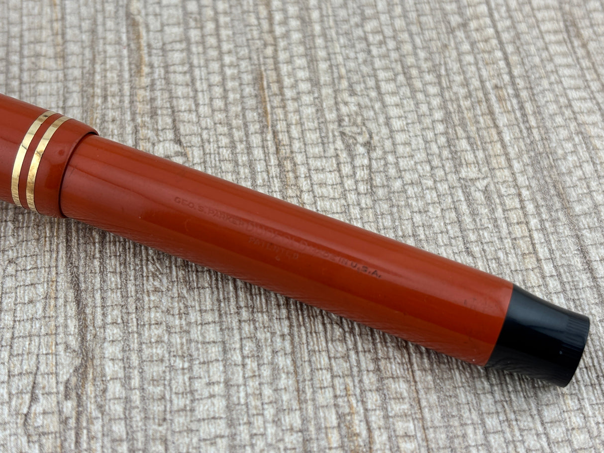 Parker Duofold Senior Orange "Big Brother" - Fountain Pen