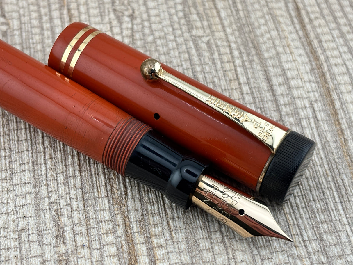 Parker Duofold Senior Orange "Big Brother" - Fountain Pen