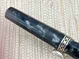 Wahl-Eversharp Doric Oversize Burma Pearl Grey Flexible Nib - Rare In This Condition! Fountain Pen ED