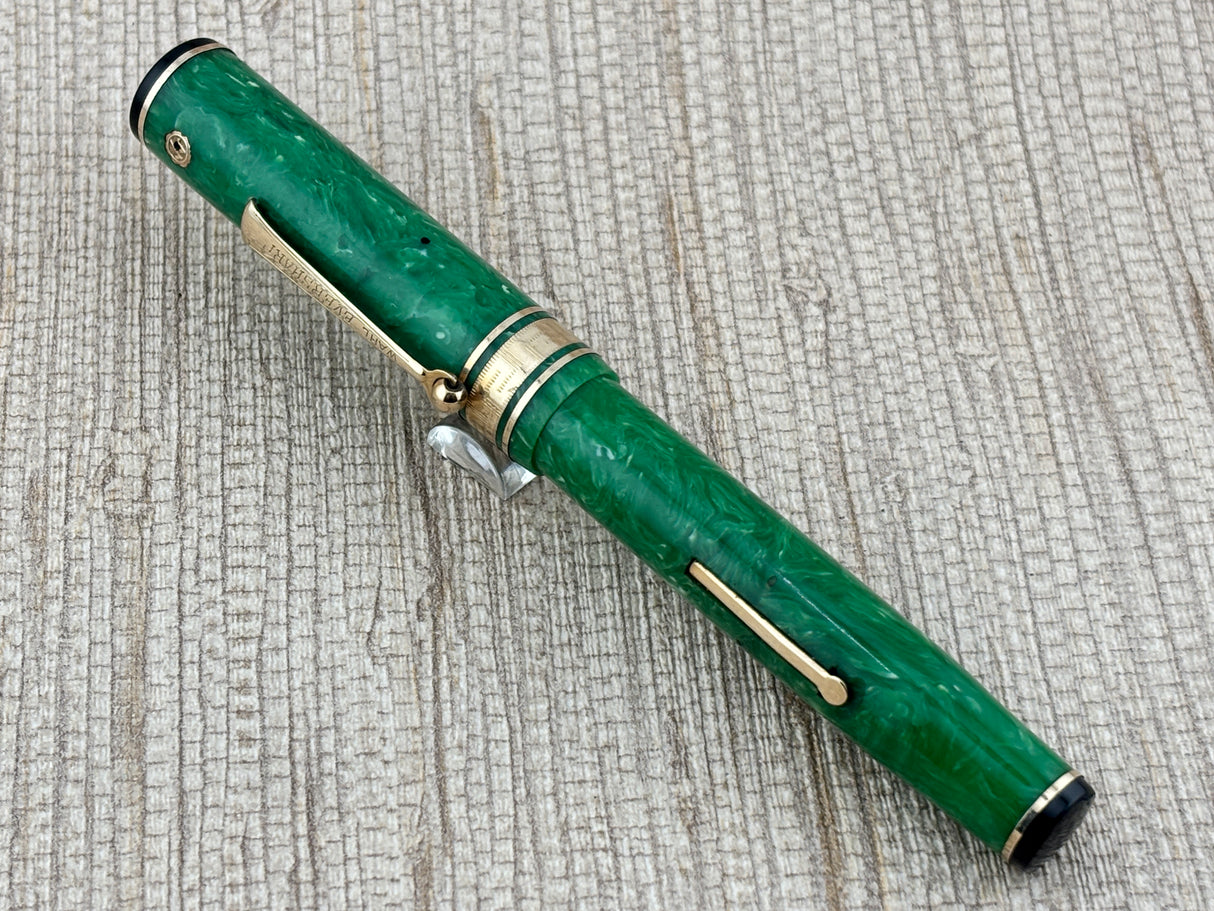 Wahl-Eversharp Gold Seal Decoband Green Jade - Fountain Pen