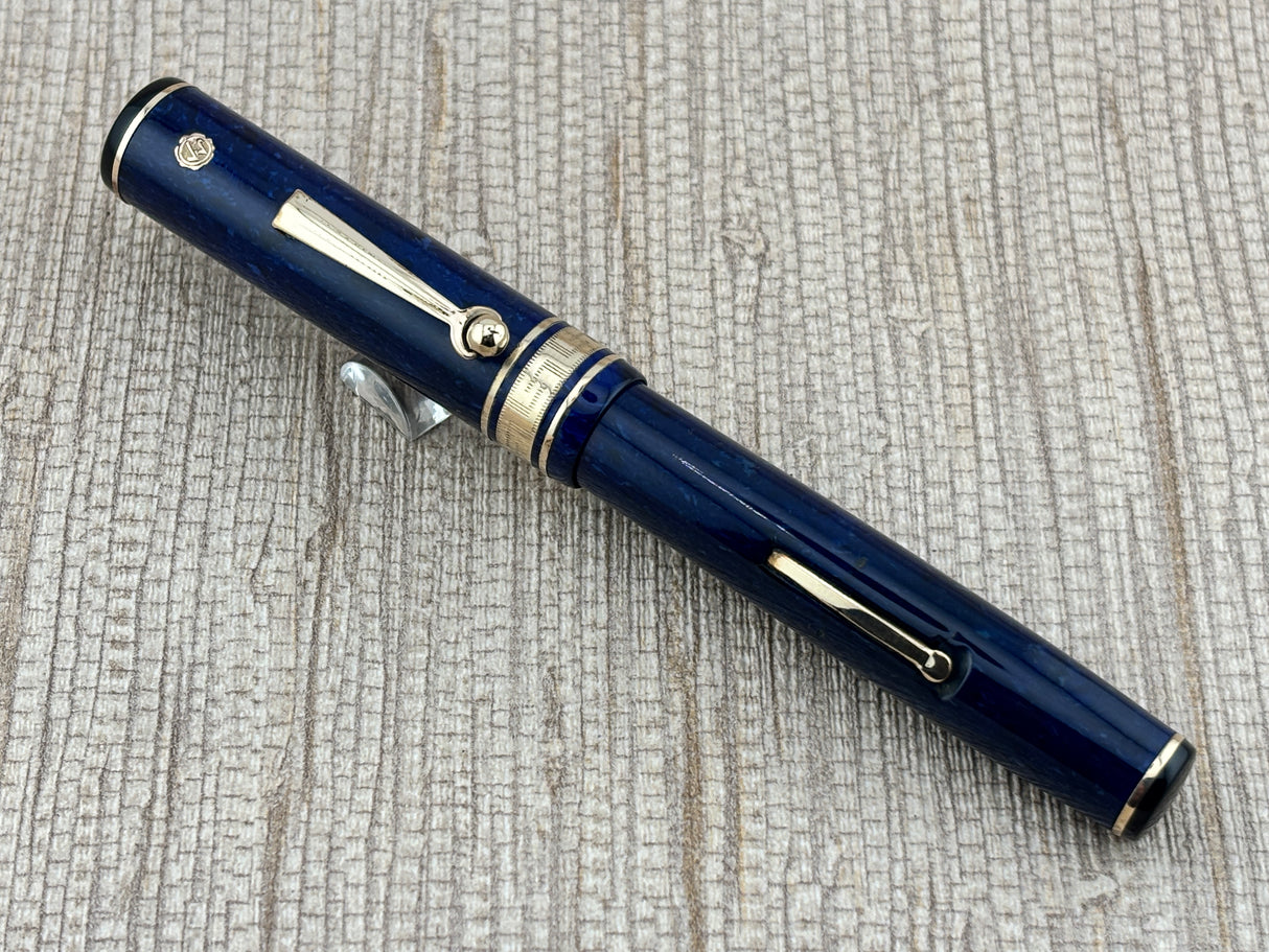 Wahl-Eversharp Gold Seal Decoband Blue Lapis - Fountain Pen