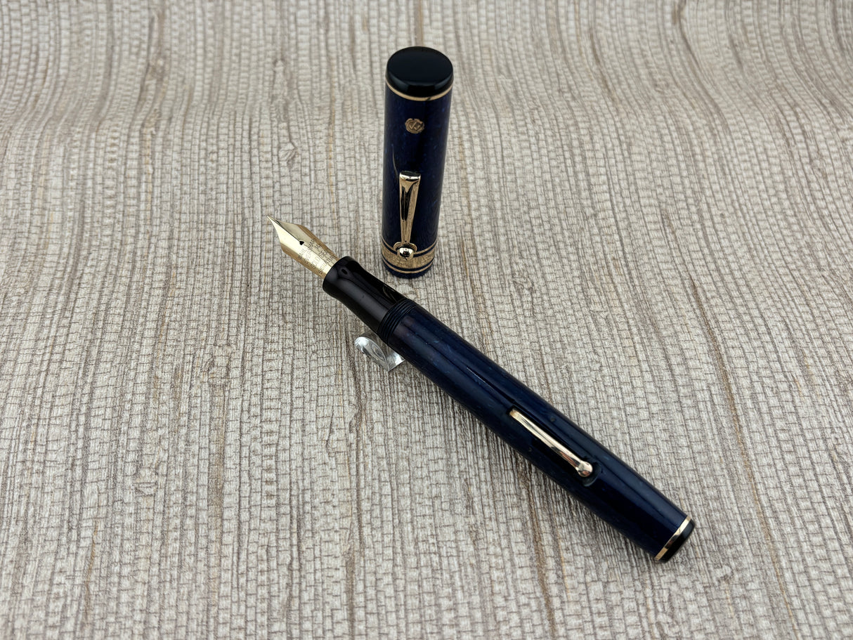 Wahl-Eversharp Gold Seal Decoband Blue Lapis - Fountain Pen