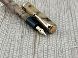 Parker Duette Jr. Canada 1939 Ivory with red veins   - Fountain Pen