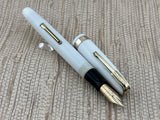 Waterman Hundred Year " Doctor Pen " White Lucite  - Fountain Pen