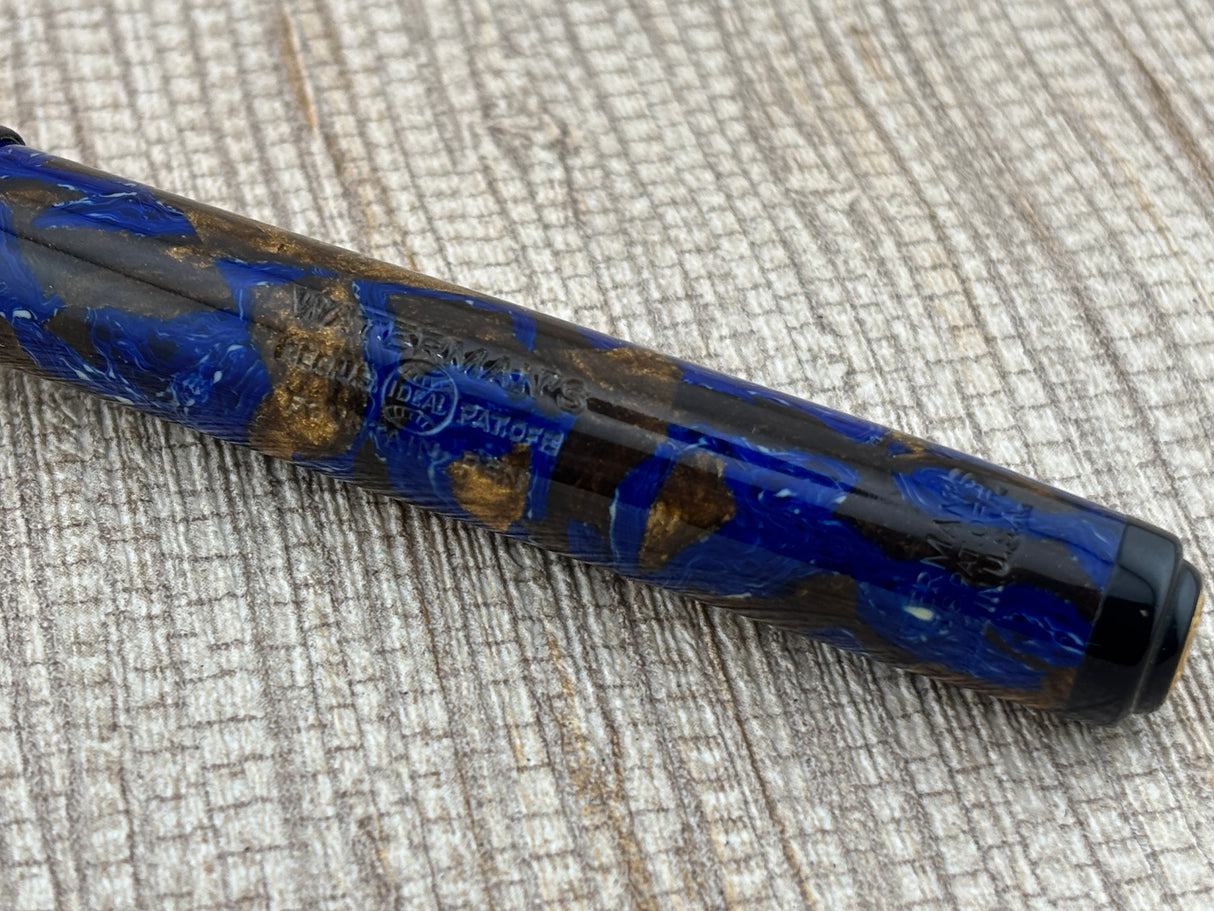 Waterman Patrician Blue Turquoise Rare In This Condition! - Fountain Pen