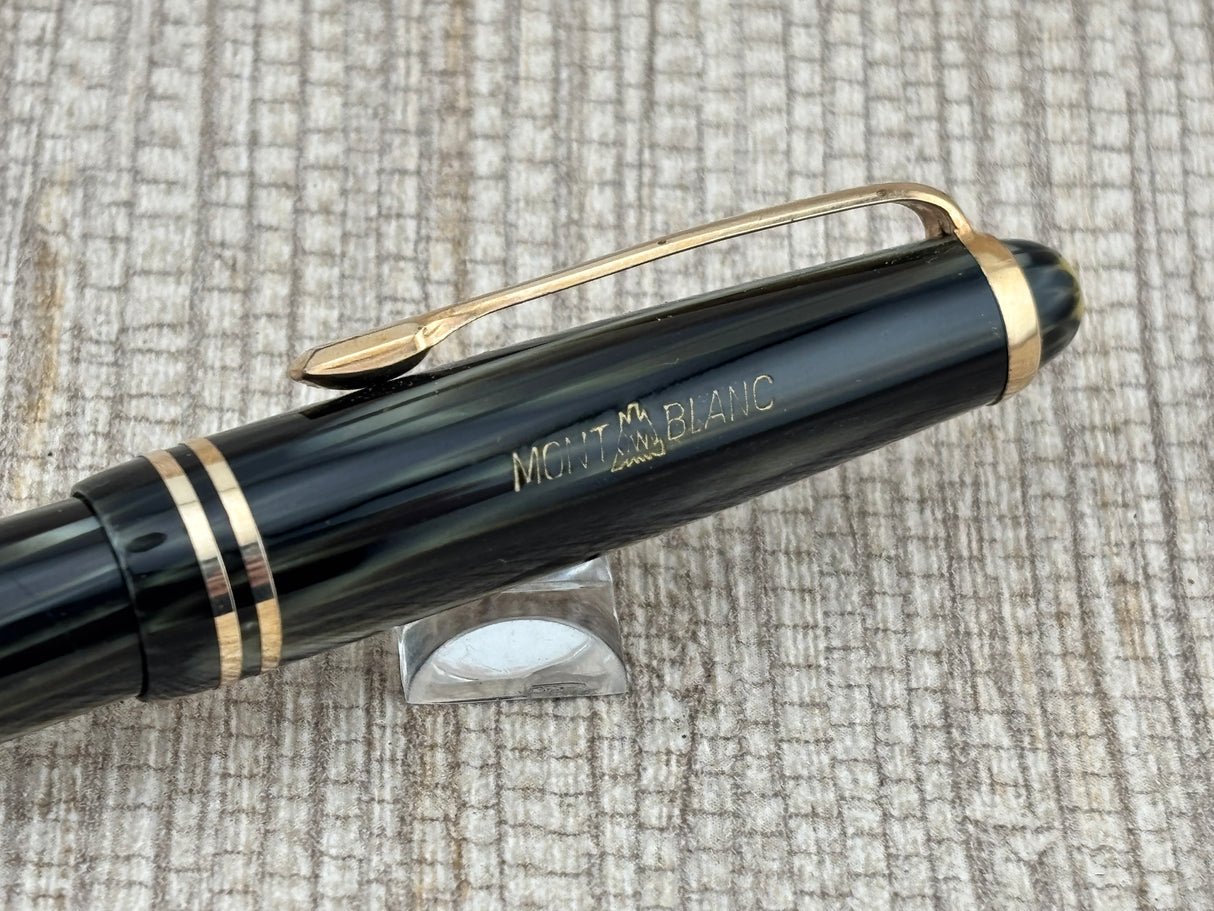 Montblanc 242 Grey Tiger Eye OBB Nib!  condition - condition! - Fountain Pen