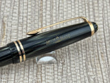 Montblanc 242 Grey Tiger Eye OBB Nib!  condition - condition! - Fountain Pen
